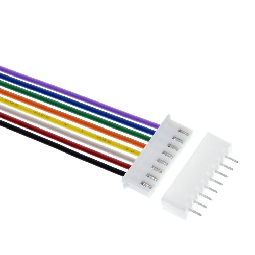 Kit conector macho recto para PCB + hembra con cable 30cm. De 8 pines