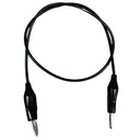 Cable negro caimán caimán de 30cm