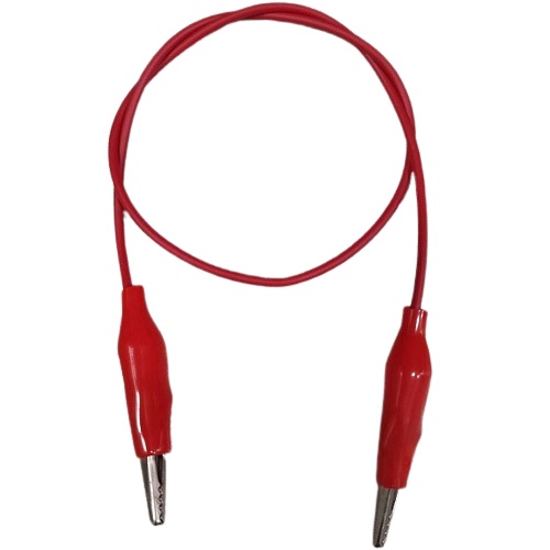 Cable rojo caimán caimán de 30cm
