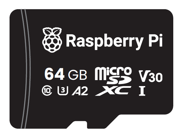 Micro SD 64gb clase A2 Oficial Raspberry Pi- Sin Programar