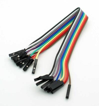 Cable conexión fácil Dupont H/H 10cm, 10 unidades, colores diferentes
