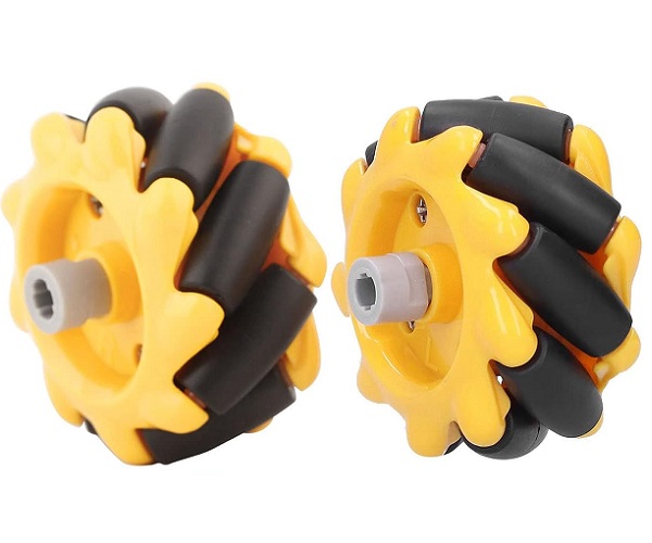 Par de ruedas omnidireccionales de 80mm