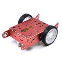 Chasis metálico 2WD. Rojo