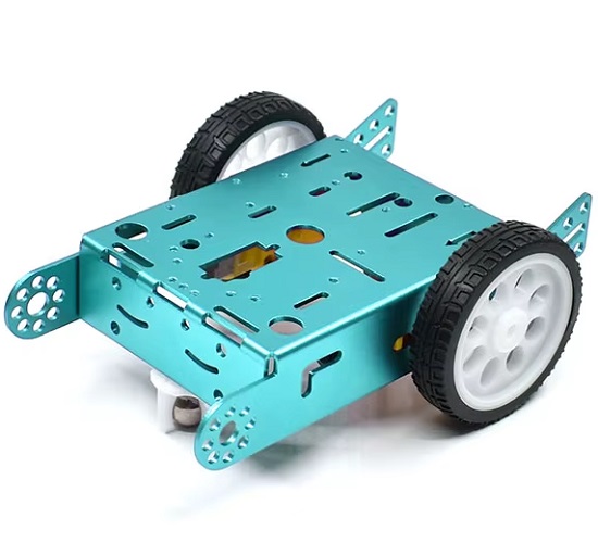 Chasis metálico 2WD. Azul