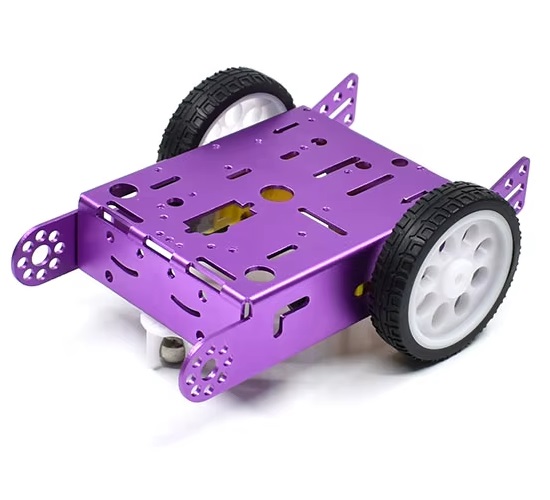 Chasis simple metálico 2WD. Purpura