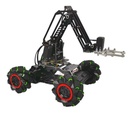 Chasis omniwheel 4WD con brazo robótico