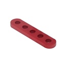 Viga de conexión 5x1 agujeros. 44x10mm