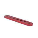 Viga de conexión 7x1 agujeros. 60x10mm