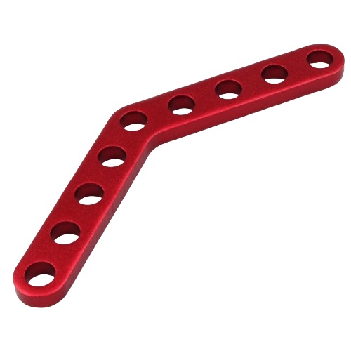 Viga de conexión 4+1+4x1 agujeros. 8x3mm a 135°