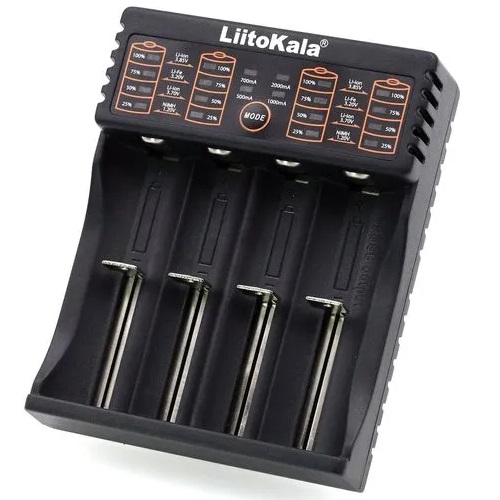 Cargador universal de baterías USB Ni-MH Li-ion LiFePO4
