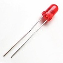 LED 5mm difuso Rojo