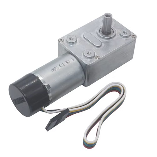 Motorreductor helicoidal 6V 100RPM. Con encoder