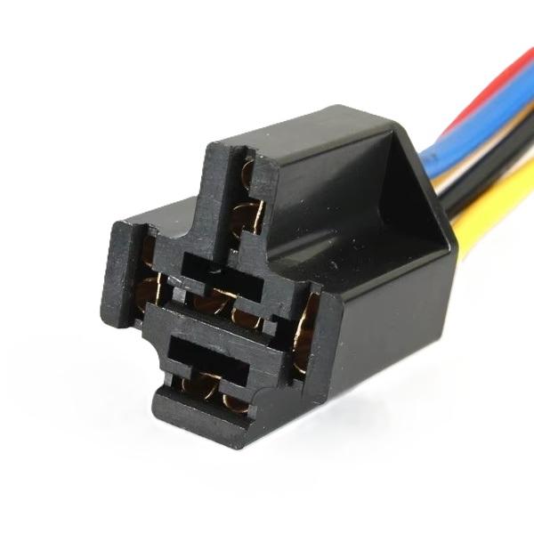 Base aérea con cable para rele vehicular de 5P