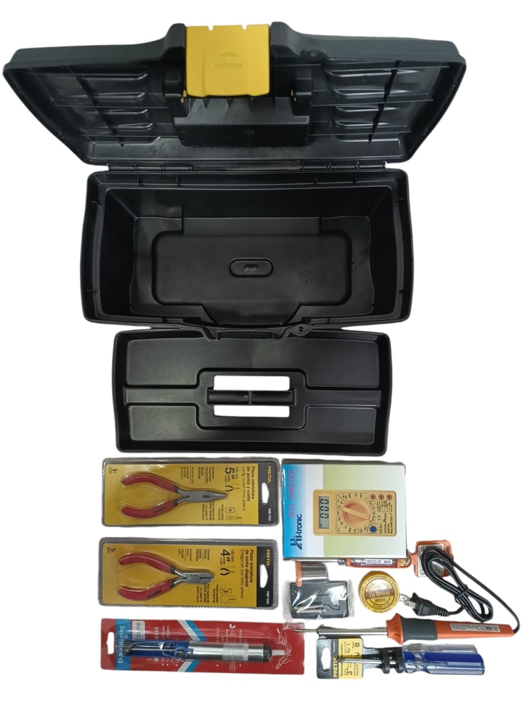 Kit de herramientas básico para electrónica