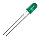 LED 5mm difuso Verde