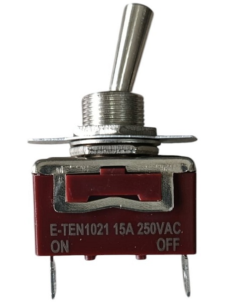 [SW-002-15PT] Suiche codillo 2 pines 2 posiciones - 15A patas para terminal