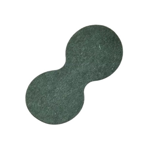 Aislante circular para batería 18650. 2 celdas