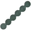 Aislante circular para batería 18650. 6 celdas