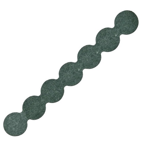Aislante circular para batería 18650. 7 celdas
