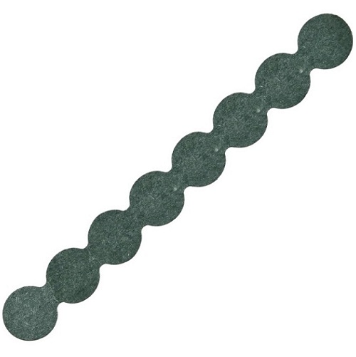 Aislante circular para batería 18650. 8 celdas