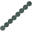 Aislante circular para batería 18650. 8 celdas