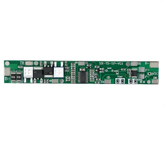 Placa de protección de carga BMS para batería 18650. 7S 5A