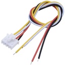 Cable con conector JST XHB2.54 de 4 pines. 20cm