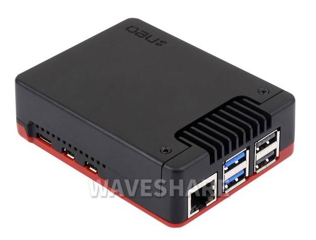 Carcasa de aleación de aluminio Argon NEO para Raspberry Pi 5, con ventilador de refrigeración incorporado, opcional para ranura de expansión M.2 NVMe, carcasa para Raspberry Pi 5.