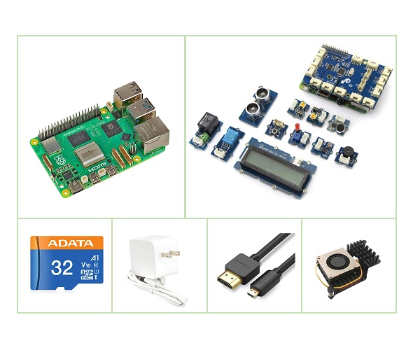 Kit de desarrollo con sensores para Raspberry Pi 5. Nº2