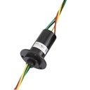 Anillo colector para brazo robótico de 4 circuitos. 2A 12.5mm