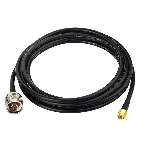 Cable adaptador con SMA macho a conector N macho