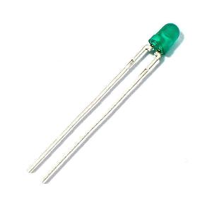 LED 3mm difuso Verde