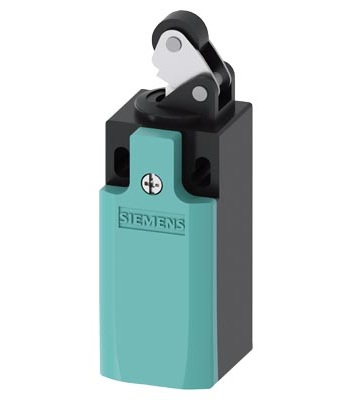 Interruptor de posición SIRIUS SIEMENS. Palanca de rodillo con rodillo de plástico de 13mm