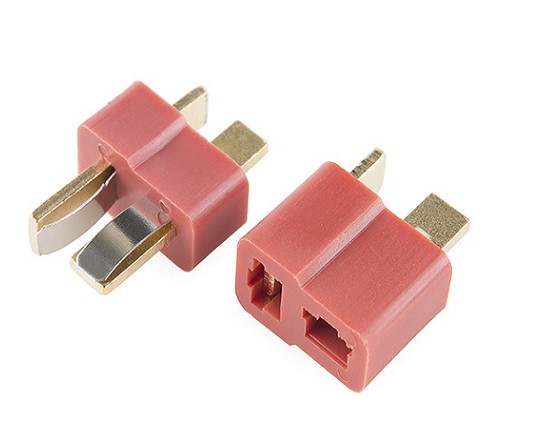 Conector tipo T DEANS para batería de lipo macho hembra