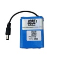 Paquete de baterías recargable PACK3S 18650 11.1V, 3500mA. Recta