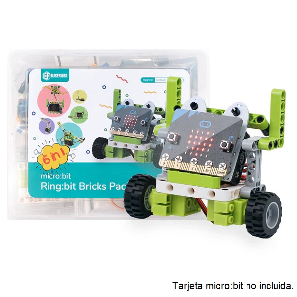 Kit robot Ring:bit 6 en 1. Para micro:bit®