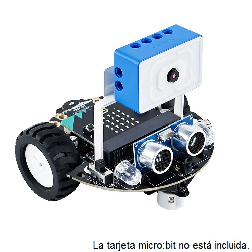 Robot seguidor de línea Tiny:bit Plus. Para Micro:bit®. Con camára