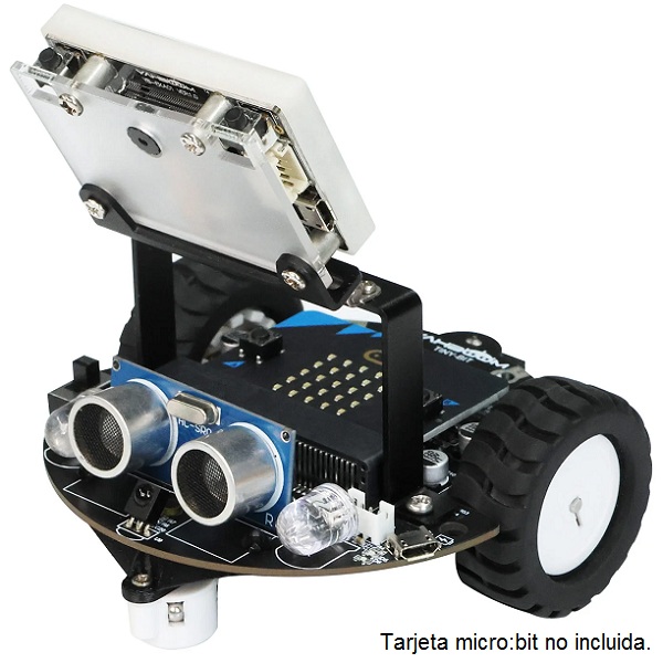 Robot seguidor de línea Tiny:bit Pro AI. Para Micro:bit®. Con camára K210