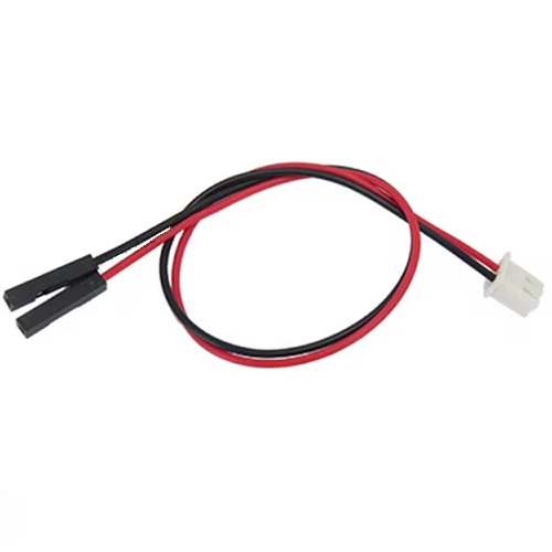 [XH2.54-2-DUPONT-F-20CM] Cable conector XH2.54 a conector Dupont hembra. 2 pines. 20cm