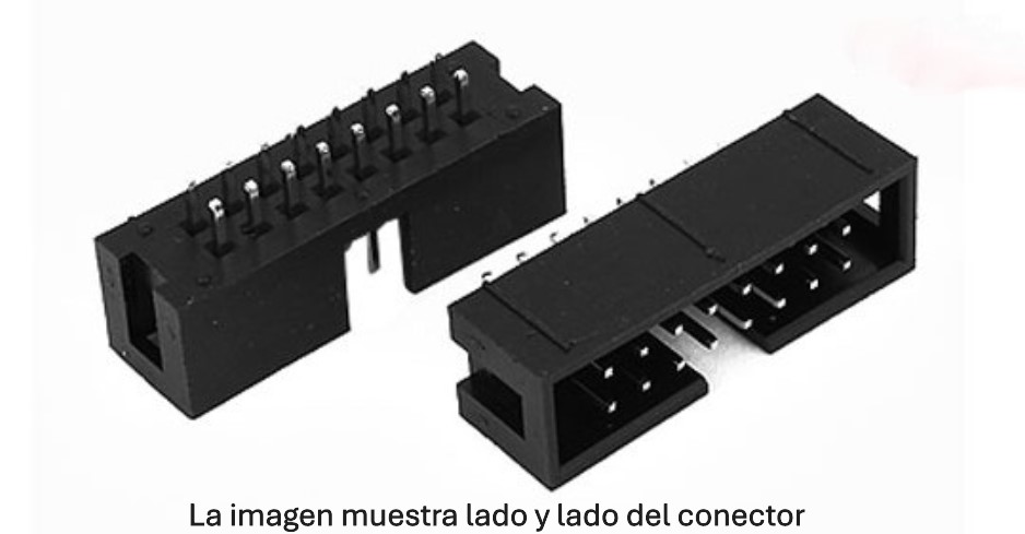Conector ribbon macho 16 Pines