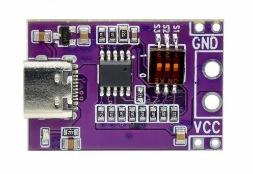 Módulo cargador trigger de carga rápida USB C PD/QC