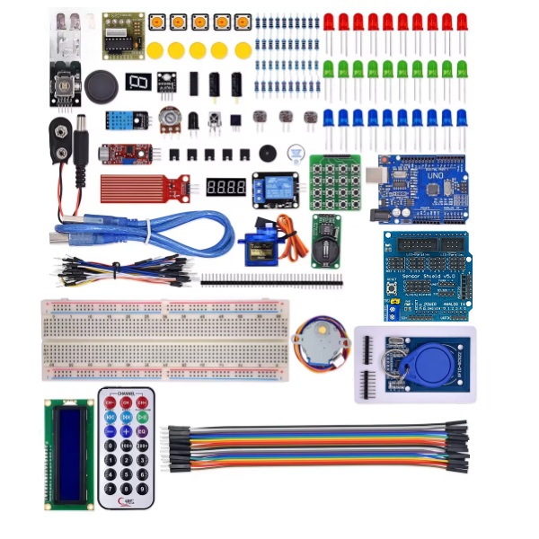 Kit de inicio T4 con placa MCU y Shield de expansión