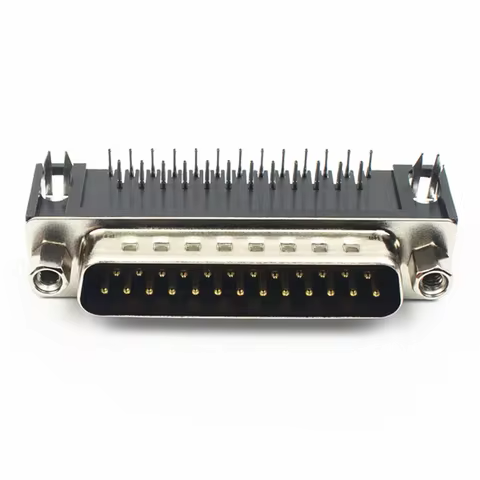 Conector DB25 macho para circuito impreso