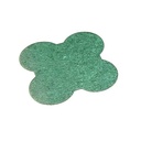 Aislante 4P para baterías 18650. Cuadrado sólido