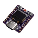 Tarjeta de desarrollo Wi-Fi Bluetooth ESP32-C3. Con pantalla OLED