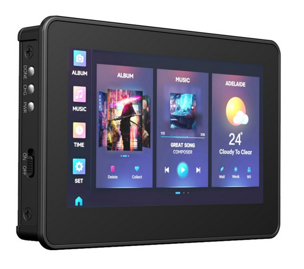 ESP32-S3 con pantalla táctil de 4.3''. Con carcasa plástica