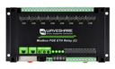 Módulo industrial 8 relés con doble Ethernet, Modbus RTU y PoE