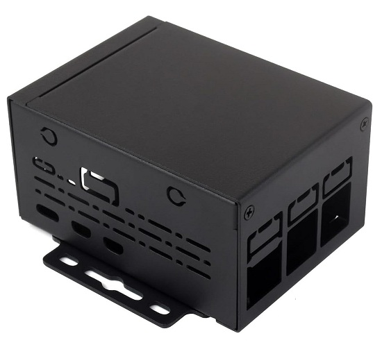 Caja metálica industrial para Raspberry Pi 5