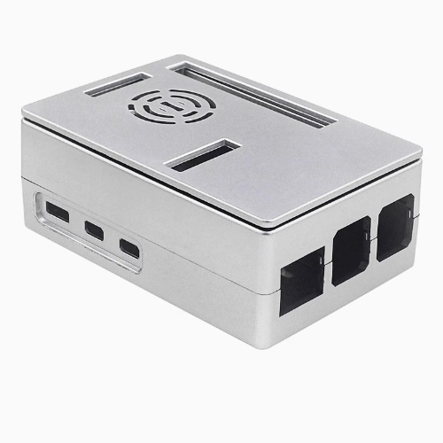 Caja plástica para Raspberry Pi. Tipo A Gris