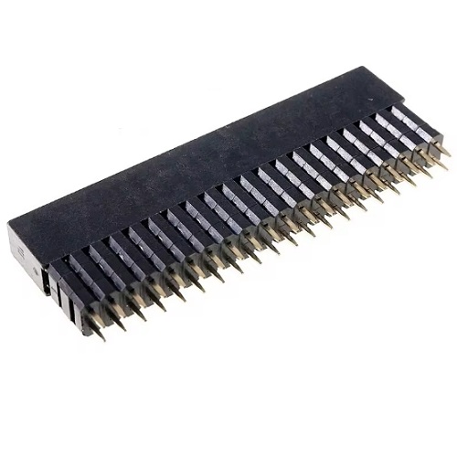 Header hembra 2x20. 2.54mm. H16/P3.0